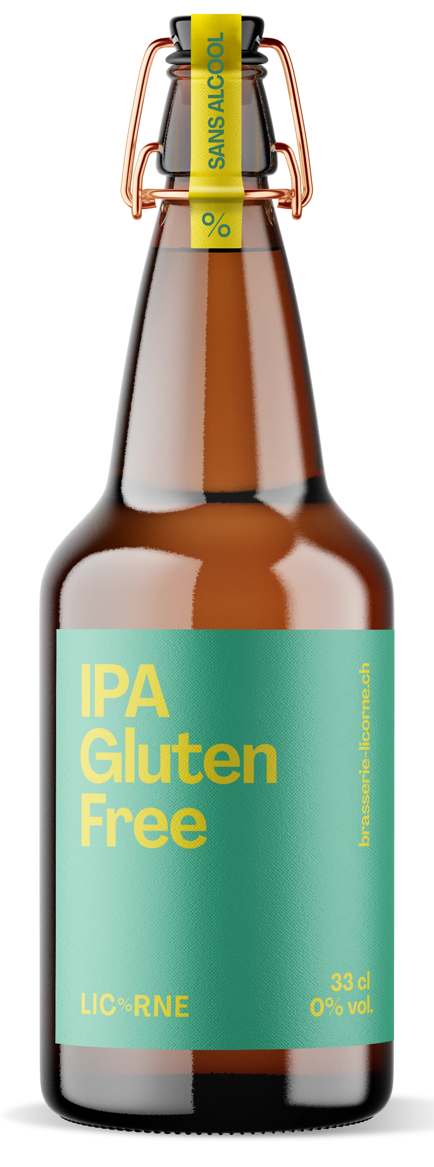 Mockup de la biere blonde